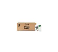 The Cheeky Panda Bamboo Kitchen Roll 10 Kitchen Rolls 1000 Super Strong Sheets Naturally Strong and Absorbent Plastic Free Kitchen Paper Towels