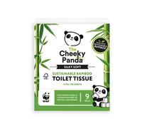 The Cheeky Panda Bamboo Silky Soft Toilet Paper 45 Rolls Wwf (190 Sheets)