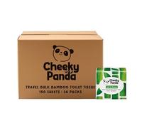 The Cheeky Panda Sustainable Bamboo Silky Soft Toilet Tissue - 9 Rolls