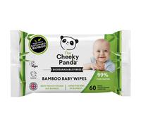 The Cheeky Panda Biodegradable Baby Wipes 60 Wipes