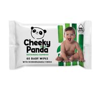 The Cheeky Panda Biodegradable Bamboo Baby Wipes - 60 Wipes