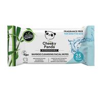 The Cheeky Panda Biodegradable Bamboo Cleansing Unscented 25 Facial Wipes