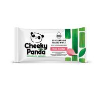 The Cheeky Panda Biodegradable Facial Cleansing Wipes - Rose - 25 Wipes
