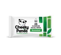 The Cheeky Panda Biodegradable Facial Cleansing Wipes - Unscented - 25 Wipes