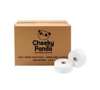 The Cheeky Panda Toilet Roll – Professional 2-Ply Bamboo Maxi Jumbo 300m – Pack of 6 (PFMAXJRL6)
