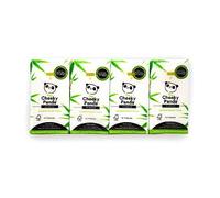 The Cheeky Panda Bamboo Pocket Tissues, 8 Pack of 10 Hypoallergenic Tissues, Ultra Soft, 3-Ply, White, Travel Size