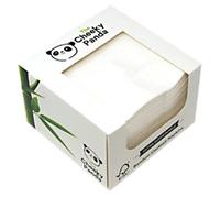 The Cheeky Panda Cocktail Napkins Bamboo White Pack of 100