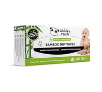 The Cheeky Panda Dry Wipes | Pack of 12 x 100 Bamboo Dry Wipes For Adults Personal Care & Babies | Super Soft and Strong