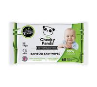 The Cheeky Panda Fragrance-Free Biodegradable Bamboo Baby Wipes - 60 Wipes