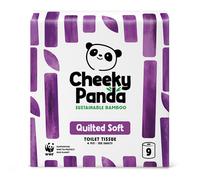 The Cheeky Panda Luxury Quilted Bamboo Toilet Tissue - 9 Rolls
