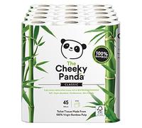 The Cheeky Panda Ultra Sustainable Hypoallergenic 100% Bamboo Toilet Roll Pack of 45