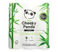 THE CHEEKY PANDA | Natural Bamboo Toilet Tissue | 2 x 9 Rolls (UK)