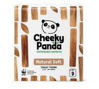 The Cheeky Panda Natural Colour Bamboo Toilet Tissue - 9 Rolls