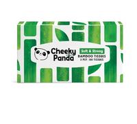 The Cheeky Panda Paper Handkerchiefs | 80 Handkerchiefs Per Box | Made from Bamboo | 3 Ply