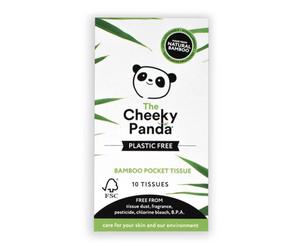 The Cheeky Panda Plastic-Free Pocket Tissue Singles - 10 Tissues