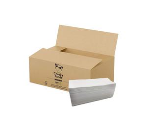 The Cheeky Panda Professional Z Fold Hand Towels, Plastic-Free, Eco-Friendly, Super Soft, Strong & Sustainable, Bulk Box of 3000 Sheets