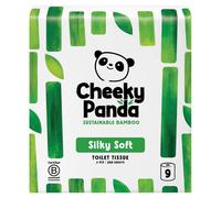 The Cheeky Panda Silky Soft Bamboo Toilet Tissue 9Rolls 3Ply