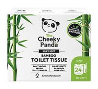 The Cheeky Panda Toilet Roll 3 Ply PFTOILT24 24 Rolls of 200 Sheets