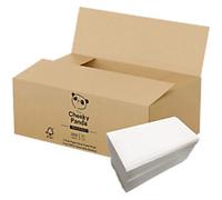 The Cheeky Panda Bamboo V Fold Paper Towels | 3200 Sheets (20 Packs of 160) 2 Ply Paper Hand Towels for Dispensers