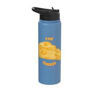 The Cheese Couples & Lovers Comfort Food Matching Gift Stainless Steel Insulated Water Bottle