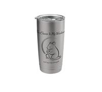 The Cheese is My Weakness Funny Rat Lost in deep Thought Stainless Steel Insulated Tumbler