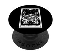 The Cheesesteaks Philly Cheesesteak Sandwich Tarot Card PopSockets Adhesive PopGrip