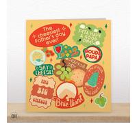 The Cheesiest Father's Day Ever! - Cute Illustrated Father's Day Card