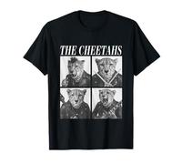 The Cheetahs Rockers Funny Animals Rock Music Emo Punk Band T-Shirt