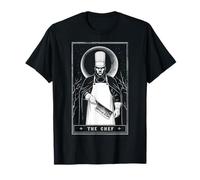 The Chef Tarot Card Mystical Kitchen Dark Art T-Shirt