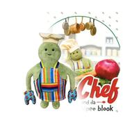 The Chef Tiny Show Plush Toy - 28cm Green Crystal Plush Cartoon Character for Cuddling & Display