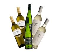 THE CHELSEA WHITE WINE ESSENTIAL COLLECTION (MIXED WHITE CASE 6X75CL) Picpoul, Pinot Grigio, Sauvignon Blanc