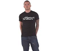 The Chemical Brothers Official Men's T Shirt Logo Black Size L, Black, L