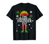 The Chemical Engineer Elf Christmas Matching T-Shirt