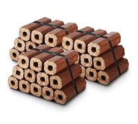 The Chemical Hut X36 Premium Eco Wooden Heat Logs Pack. Fuel for Firewood,Open Fires, Stoves and Log Burners