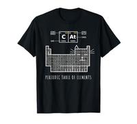The Chemistry Cat, Periodic Table Of Elements T-Shirt