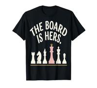 The Chess Board is Hers Chess Queen Lineup T-Shirt