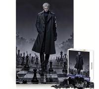 The Chess Master's Gambit Jigsaw Puzzles for Adults 1000 Pieces Brain Challenge Toy Quiet Fun Precise Cut Wall Art Decor (50x75cm)