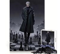 The Chess Master's Gambit Jigsaw Puzzles for Teenagers 1000 Piece Pure Logic Toy Quiet Calm Clean Cut Wall Art Decor (38x52cm)