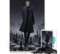 The Chess Master's Gambit Jigsaw Puzzles for Teenagers 1000 Pieces Logic Sense Toy Calm Fun Smooth Edge Birthday Gift (38x26cm)
