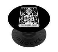The Chess Mom Mama Chess Player Master Mother's Day Tarot PopSockets Adhesive PopGrip