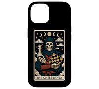The Chess Ninja Chess Player Master Skeleton Tarot Card Case for iPhone 14