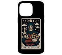 The Chess Ninja Chess Player Master Skeleton Tarot Card Case for iPhone 14 Pro Max