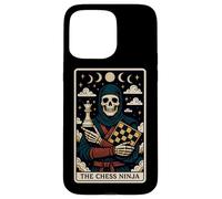 The Chess Ninja Chess Player Master Skeleton Tarot Card Case for iPhone 15 Pro Max