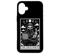 The Chess Ninja Chess Player Master Skeleton Tarot Card Case for iPhone 16 Plus