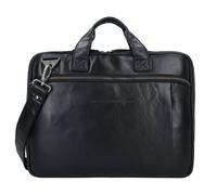 The Chesterfield Brand Antique Buff Briefcase Leather 41 cm Laptop compartment black