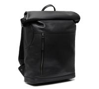 The Chesterfield Brand Cow Wax Pull Up Mazara Backpack, 10L, male, black