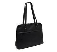 The Chesterfield Brand Branson Shoulder Bag Genuine Leather 37 cm Laptop compartment black