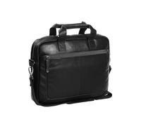 The Chesterfield Brand Wax Pull Up Briefcase Leather 40 cm Laptop compartment black