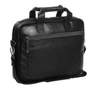 The Chesterfield Brand Wax Pull Up Briefcase Leather 40 cm Laptop compartment black