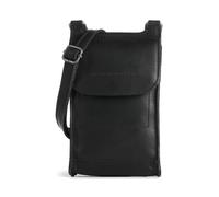 The Chesterfield Brand Cow Wax Pull Up Nebra Phone bag, unisex, black